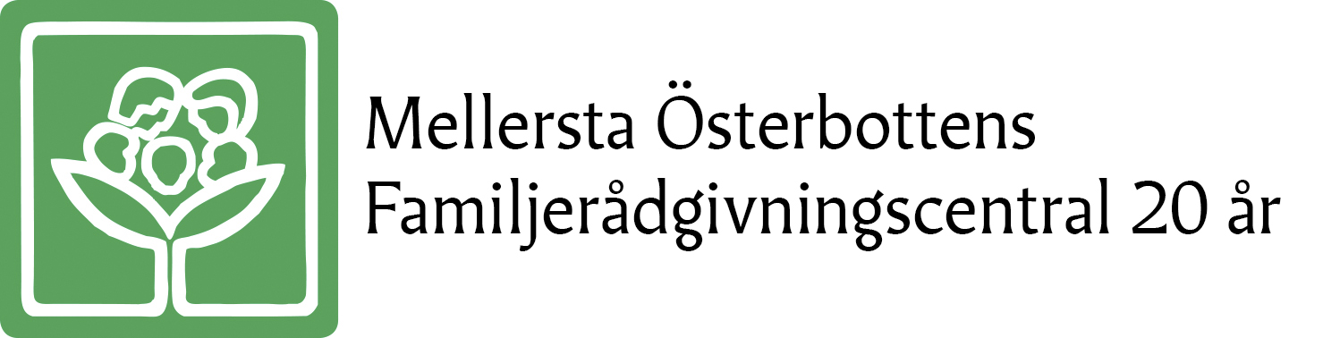 Mellersta Österbottens Familjerådgivningscentral med logo.
